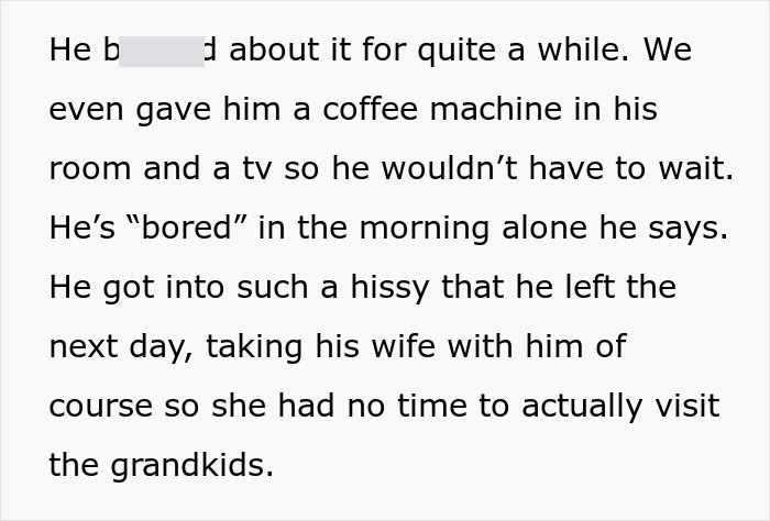 Man Feels Disrespected When His Own Disrespect Is Not Tolerated, Cuts Family Visit Short Man Feels Disrespected When His Own Disrespect Is Not Tolerated, Cuts Family Visit Short
