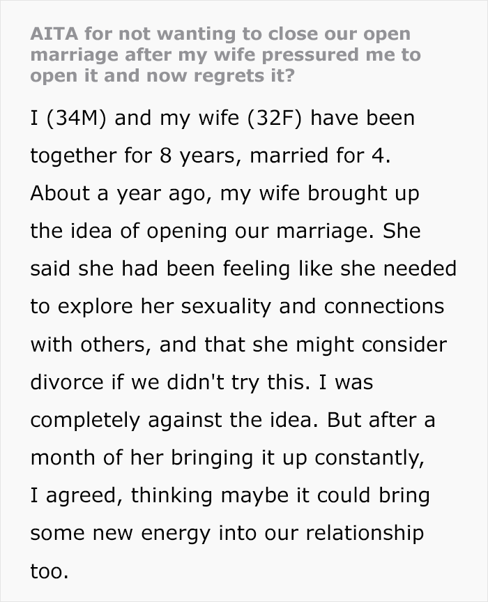 “The Best I Had In My Life”: Wife Regrets Open Marriage After Husband Finds Someone “The Best I Had In My Life”: Wife Regrets Open Marriage After Husband Finds Someone