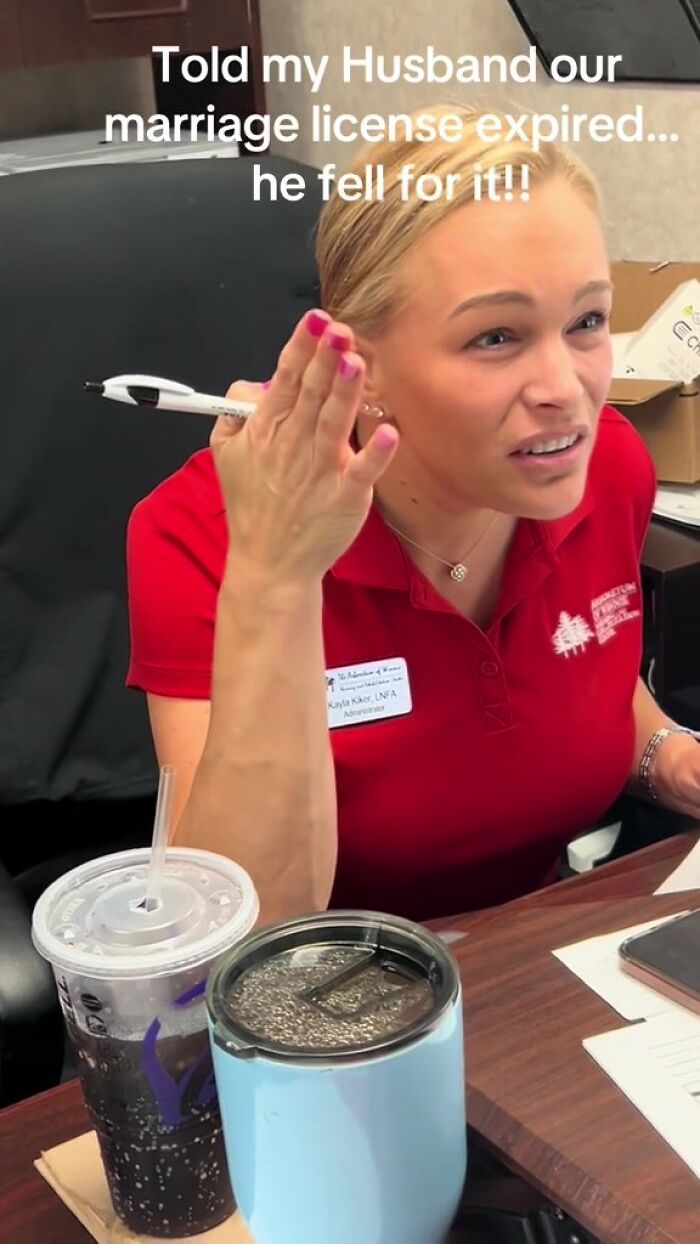 Wife's Expired Marriage License Prank Leaves Husband Stunned And Speechless Wife's Expired Marriage License Prank Leaves Husband Stunned And Speechless