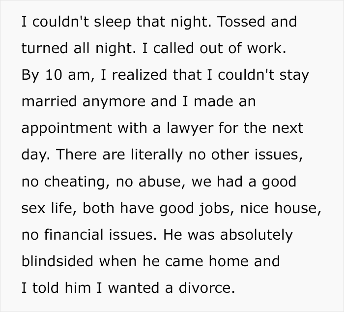 Woman Decides On Divorce After Suffering Husband's Lid Quirk For 5 Years Woman Decides On Divorce After Suffering Husband's Lid Quirk For 5 Years