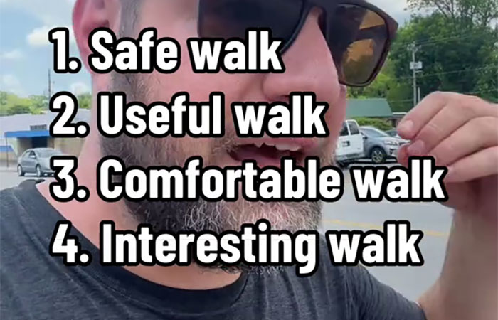 "Give Me Walkable Cities": Guy Shares How Messed Up American Cities Are "Give Me Walkable Cities": Guy Shares How Messed Up American Cities Are