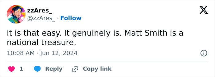 Sue Perkins Apologizes After Matt Smith Elegantly Corrects Her When She Misgenders His Co-Star Sue Perkins Apologizes After Matt Smith Elegantly Corrects Her When She Misgenders His Co-Star