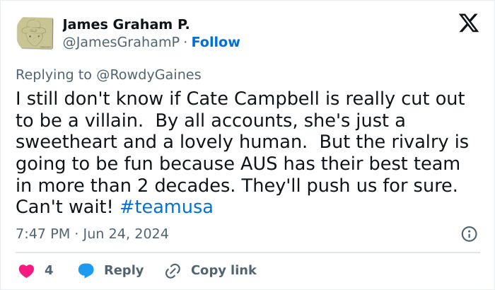 “She Got Her Wish”: Aussie Swimmer Loses Olympic Spot After Clip Mocking Team USA Resurfaces “She Got Her Wish”: Aussie Swimmer Loses Olympic Spot After Clip Mocking Team USA Resurfaces