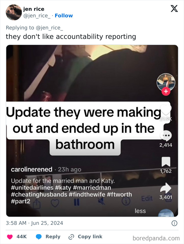 Woman Exposes Married Man Cheating Mid-Flight With Mistress Woman Exposes Married Man Cheating Mid-Flight With Mistress