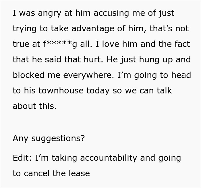 “This Can’t Be Real”: Woman Asks For Advice After BF Blocks Her For Horrible Financial Decisions “This Can’t Be Real”: Woman Asks For Advice After BF Blocks Her For Horrible Financial Decisions