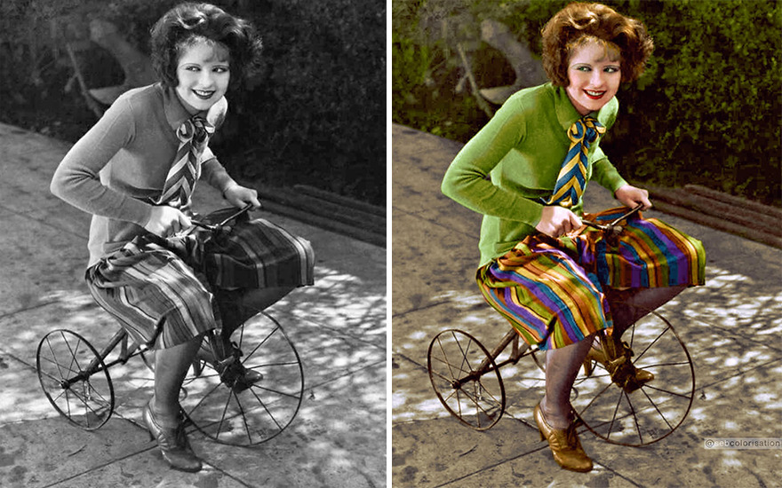 Actress Clara Bow Photographed In 1927