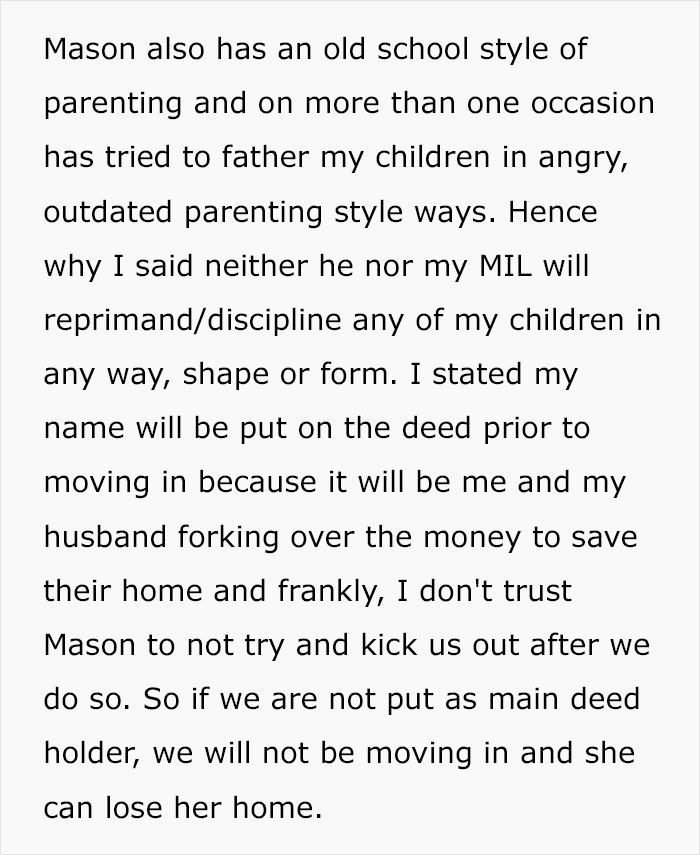 MIL And Her BF Are Furious After DIL Sets Boundaries When They Move In With Her MIL And Her BF Are Furious After DIL Sets Boundaries When They Move In With Her