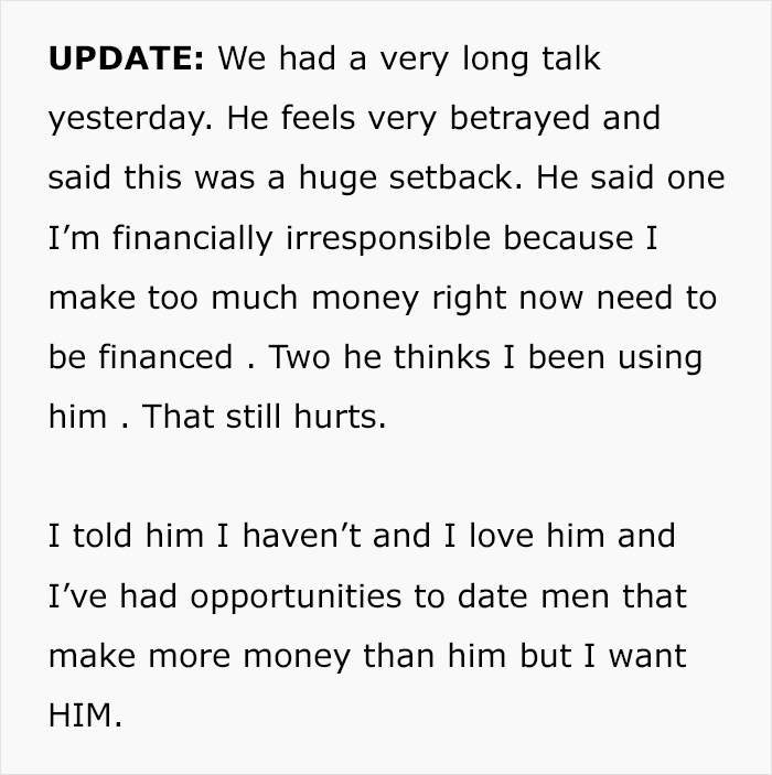 “This Can’t Be Real”: Woman Asks For Advice After BF Blocks Her For Horrible Financial Decisions “This Can’t Be Real”: Woman Asks For Advice After BF Blocks Her For Horrible Financial Decisions