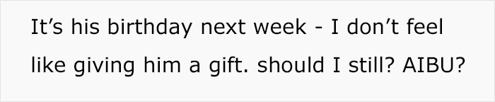 Lady Asks If She's Unreasonable For Not Buying Grandson A Birthday Gift After He Punched Her Lady Asks If She's Unreasonable For Not Buying Grandson A Birthday Gift After He Punched Her