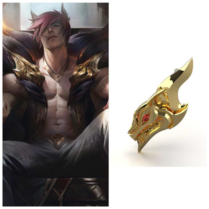 Geek Jewelry Fanart Of Fine Jewelry; A Homage To One Of League Of Legends Geek Jewelry Fanart Of Fine Jewelry; A Homage To One Of League Of Legends