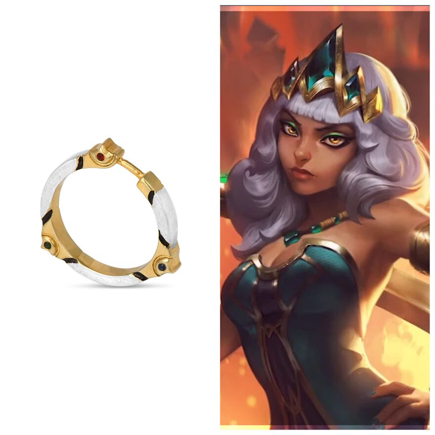 Geek Jewelry Fanart Of Fine Jewelry; A Homage To One Of League Of Legends Geek Jewelry Fanart Of Fine Jewelry; A Homage To One Of League Of Legends