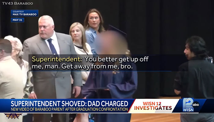 After Controversial Graduation Incident, Dad Who Blocked Superintendent Has Lies Exposed After Controversial Graduation Incident, Dad Who Blocked Superintendent Has Lies Exposed