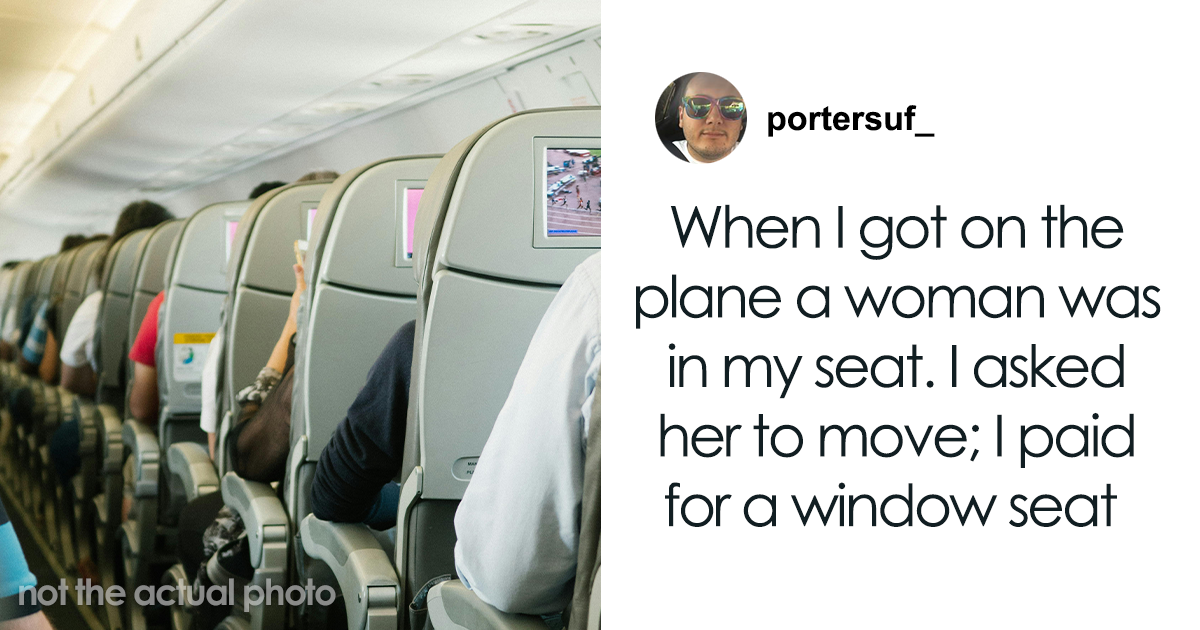 Guy Throws A Tantrum When Woman Refuses To Let Him Sit In Her Aisle