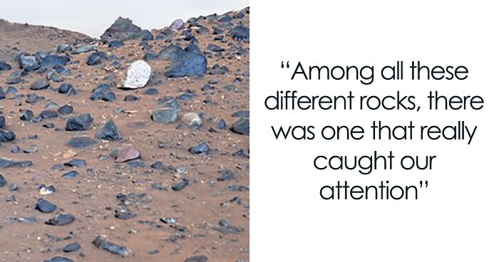 Scientists Intrigued After Finding A Totally Different Kind Of Boulder On Mars