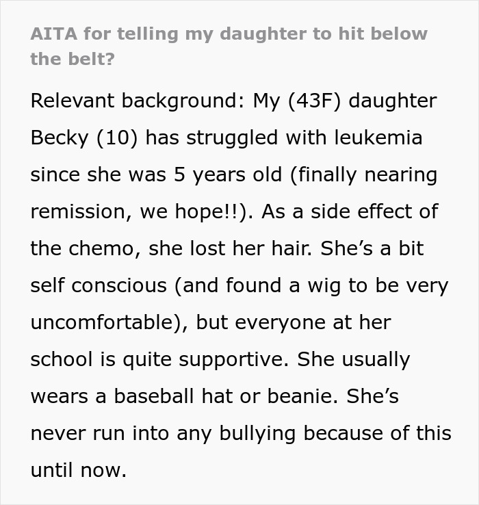 Bully Just Won’t Quit, Mom Tells Daughter To Bring Up The Bully’s Parents’ Super Nasty Divorce Bully Just Won’t Quit, Mom Tells Daughter To Bring Up The Bully’s Parents’ Super Nasty Divorce