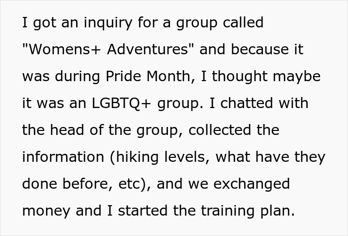 “AITA For Canceling On A Group Of Very Out Of Shape Women That Hired Me To Guide Their Hikes?” “AITA For Canceling On A Group Of Very Out Of Shape Women That Hired Me To Guide Their Hikes?”