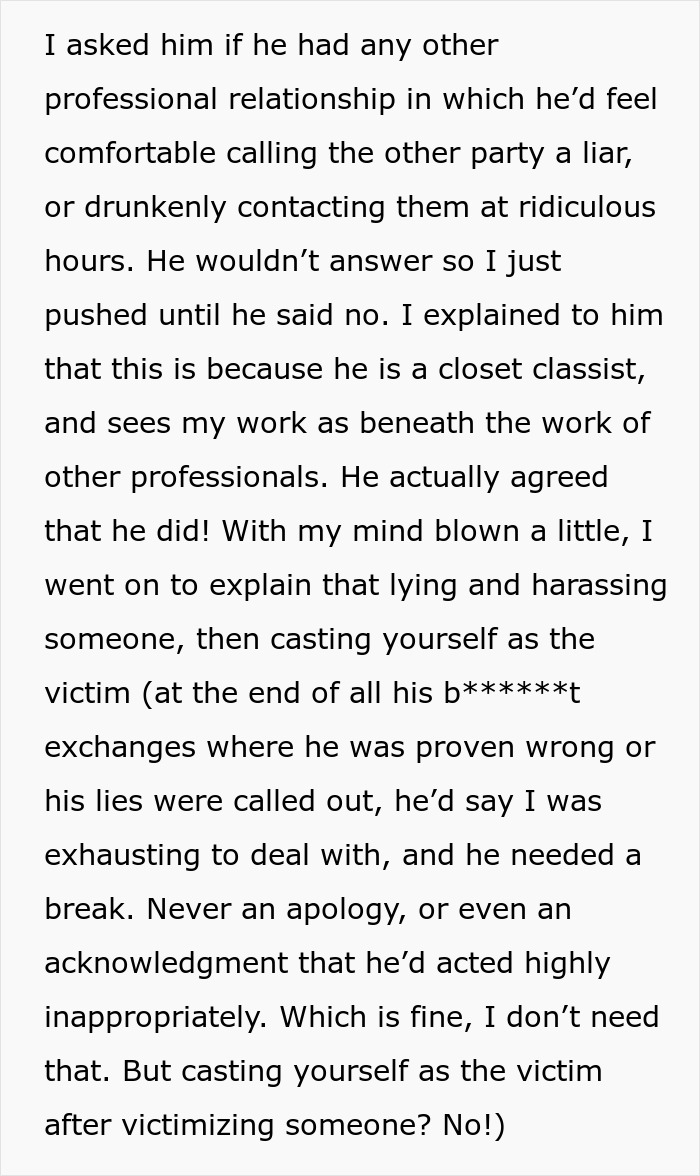 “It Was Insane”: Rude Customer Crosses Boundaries, Harasses Contractor, He Terminates Contract “It Was Insane”: Rude Customer Crosses Boundaries, Harasses Contractor, He Terminates Contract