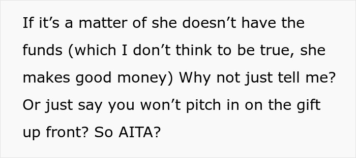 Woman Gets Publicly Called Out For Taking Credit For A Gift She Avoided Contributing To, Gets Upset Woman Gets Publicly Called Out For Taking Credit For A Gift She Avoided Contributing To, Gets Upset