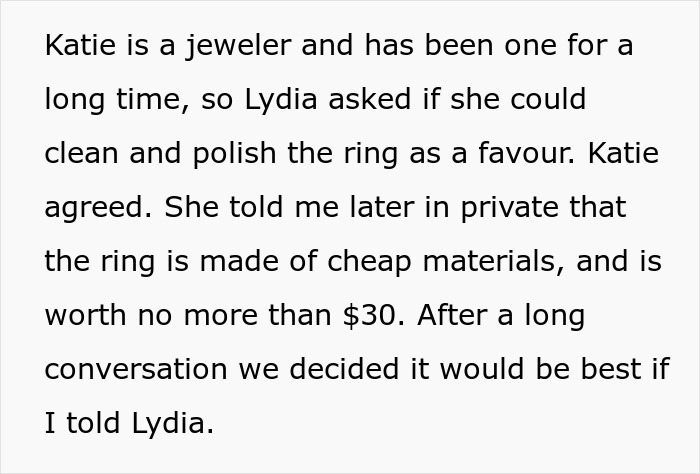 Sister's Fiancé’s $50K Ring Hoax Exposed By Woman And Jeweler Wife, Engagement Called Off Sister's Fiancé’s $50K Ring Hoax Exposed By Woman And Jeweler Wife, Engagement Called Off