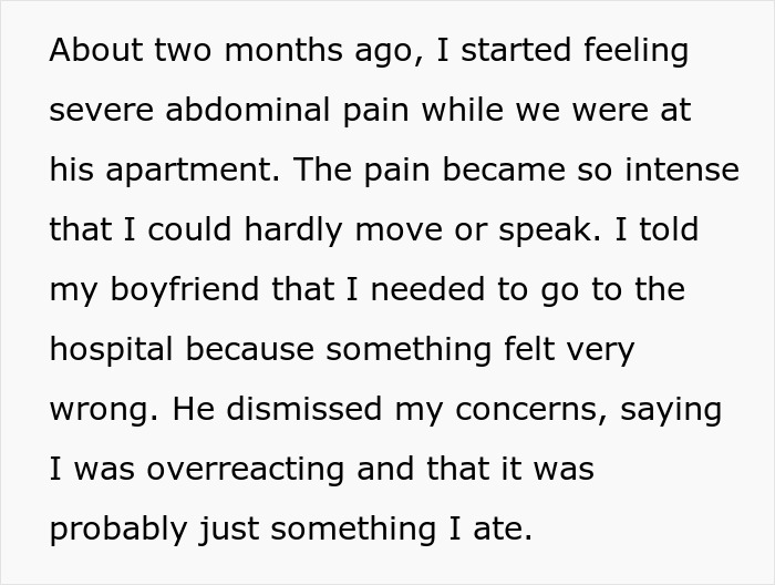 "Am I The Jerk For Breaking Up With My Boyfriend Because He Ignored My Medical Emergency?" "Am I The Jerk For Breaking Up With My Boyfriend Because He Ignored My Medical Emergency?"