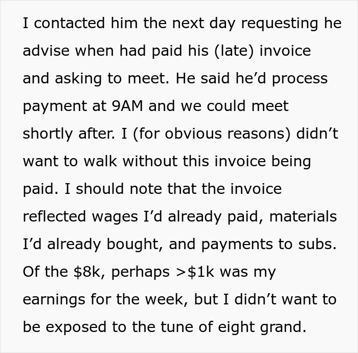 “It Was Insane”: Rude Customer Crosses Boundaries, Harasses Contractor, He Terminates Contract “It Was Insane”: Rude Customer Crosses Boundaries, Harasses Contractor, He Terminates Contract