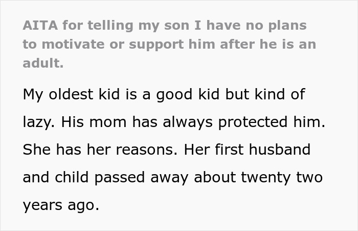 Ex-Wife Threatens Man With Court After He Quits Funding His 18-Year-Old Son’s Laid-Back Lifestyle Ex-Wife Threatens Man With Court After He Quits Funding His 18-Year-Old Son’s Laid-Back Lifestyle