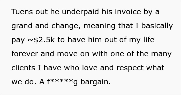 “It Was Insane”: Rude Customer Crosses Boundaries, Harasses Contractor, He Terminates Contract “It Was Insane”: Rude Customer Crosses Boundaries, Harasses Contractor, He Terminates Contract