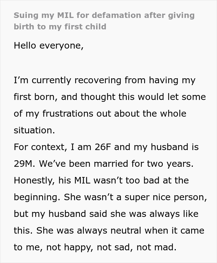 “People Asked For Our Address To Call CPS”: Woman Refuses To Let MIL Ruin Her Life, Sues Her “People Asked For Our Address To Call CPS”: Woman Refuses To Let MIL Ruin Her Life, Sues Her