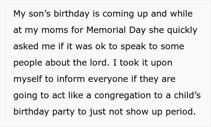 Single Dad Stands Up To His Family When They Try To Make His Son’s Birthday A Religious Event Single Dad Stands Up To His Family When They Try To Make His Son’s Birthday A Religious Event