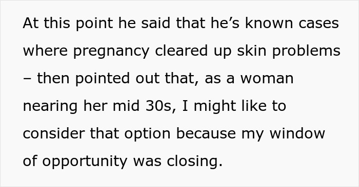 Doc Suggests Getting Pregnant To Solve A Skin Issue, Starts Squirming When Patient Presses Him Doc Suggests Getting Pregnant To Solve A Skin Issue, Starts Squirming When Patient Presses Him