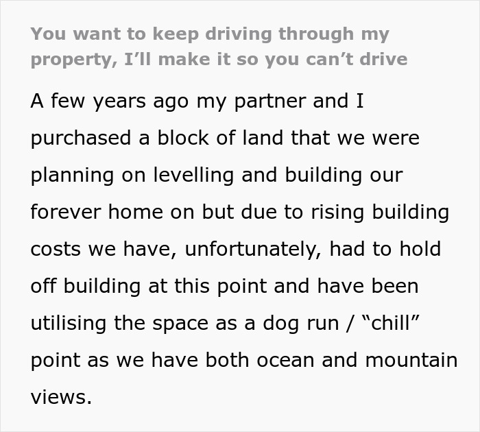 Woman Prevents Random Truck From Passing Through Her Property By Hiding Star Pickets In Her Lawn Woman Prevents Random Truck From Passing Through Her Property By Hiding Star Pickets In Her Lawn
