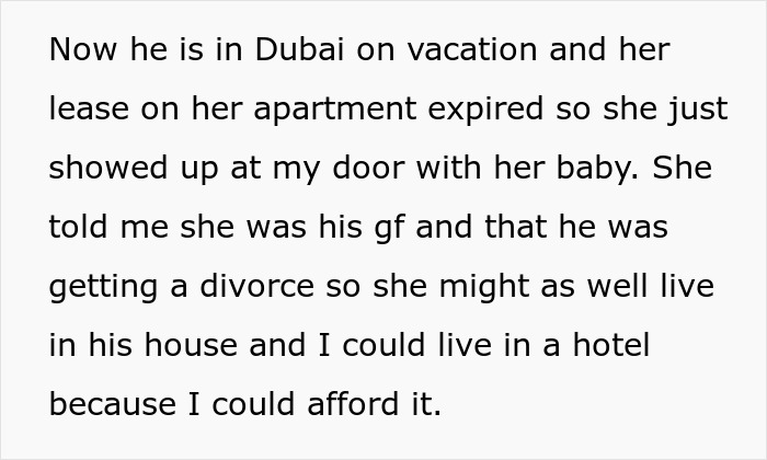 Man’s Secret GF Arrives On Cheated Wife’s Doorstep With Baby, Ready To Move In, Wife Calls Police Man’s Secret GF Arrives On Cheated Wife’s Doorstep With Baby, Ready To Move In, Wife Calls Police