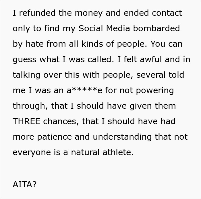 “AITA For Canceling On A Group Of Very Out Of Shape Women That Hired Me To Guide Their Hikes?” “AITA For Canceling On A Group Of Very Out Of Shape Women That Hired Me To Guide Their Hikes?”