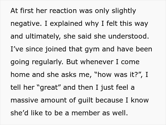 Guy Values His ‘Individual Life’, Asks GF To Join Different Gym, Gets Scolded Online Guy Values His ‘Individual Life’, Asks GF To Join Different Gym, Gets Scolded Online