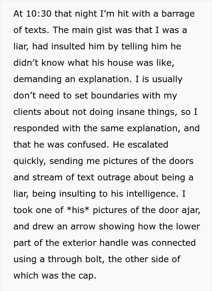 “It Was Insane”: Rude Customer Crosses Boundaries, Harasses Contractor, He Terminates Contract “It Was Insane”: Rude Customer Crosses Boundaries, Harasses Contractor, He Terminates Contract