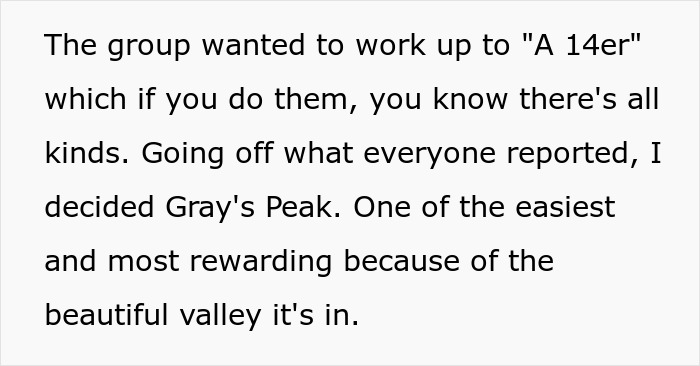 “AITA For Canceling On A Group Of Very Out Of Shape Women That Hired Me To Guide Their Hikes?” “AITA For Canceling On A Group Of Very Out Of Shape Women That Hired Me To Guide Their Hikes?”