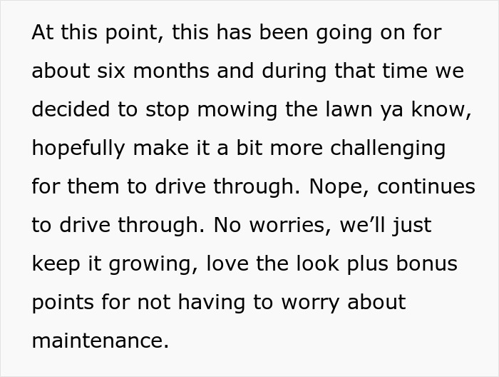 Woman Prevents Random Truck From Passing Through Her Property By Hiding Star Pickets In Her Lawn Woman Prevents Random Truck From Passing Through Her Property By Hiding Star Pickets In Her Lawn
