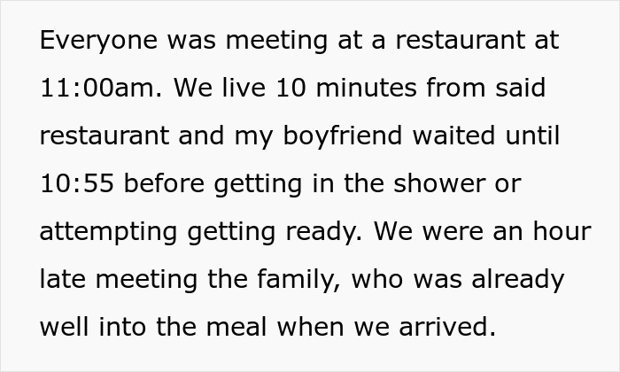 Woman Lies To BF About Event Start Date Because She's Tired Of His Selfish Behavior Woman Lies To BF About Event Start Date Because She's Tired Of His Selfish Behavior