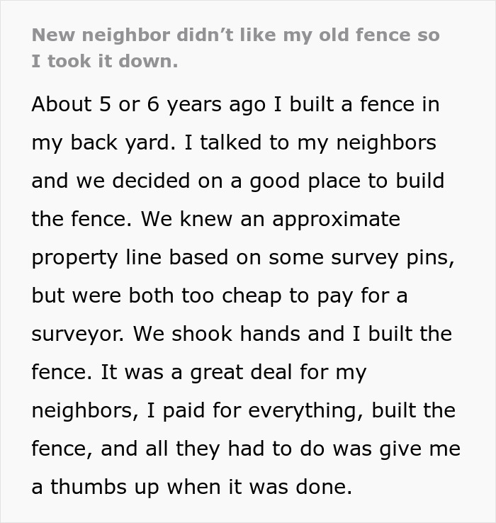 Annoying Woman Threatens To Sue Neighbor Over A Fence, Regrets It When He Tears It Down Annoying Woman Threatens To Sue Neighbor Over A Fence, Regrets It When He Tears It Down