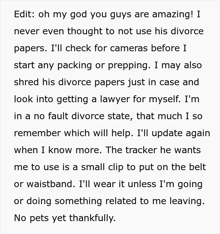 Woman Has Enough Of Her Husband When He Asks Her To Wear A Tracker While He’s Gone, Plans An Escape Woman Has Enough Of Her Husband When He Asks Her To Wear A Tracker While He’s Gone, Plans An Escape