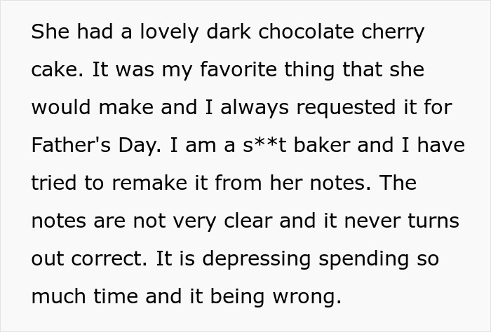 Man’s Quest For His Late Wife’s Chocolate Cake Ends In More Heartache As Kids Turn Against Him Man’s Quest For His Late Wife’s Chocolate Cake Ends In More Heartache As Kids Turn Against Him