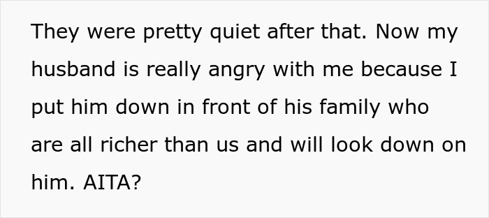 Woman Defends Herself Against In-Laws’ Criticism, Leaves Husband Fuming Woman Defends Herself Against In-Laws’ Criticism, Leaves Husband Fuming