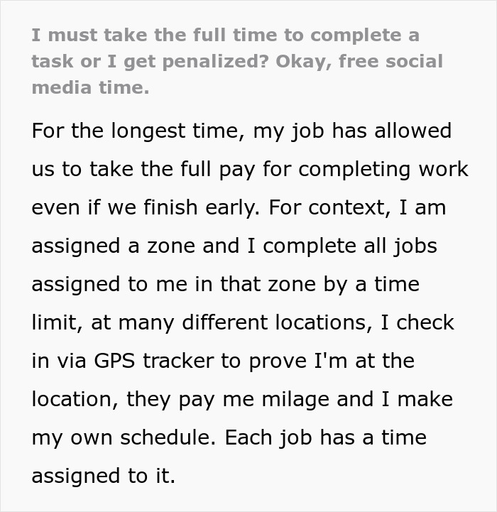 Worker Refuses To Accept Lower Pay For Finishing Work Faster, Tests Corporate Policy Worker Refuses To Accept Lower Pay For Finishing Work Faster, Tests Corporate Policy