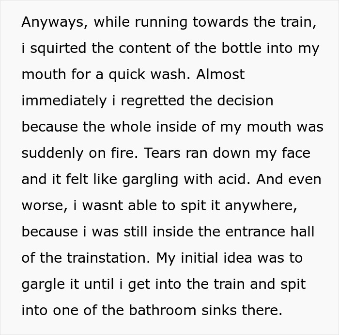 Man’s Fancy Dinner Booked A Year In Advance Goes To Waste After He Fails To Read Mouthwash Label Man’s Fancy Dinner Booked A Year In Advance Goes To Waste After He Fails To Read Mouthwash Label