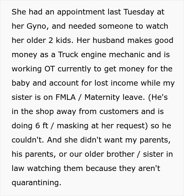 Woman Can’t Understand The Difference Between WFH And A Vacation, Demands Sister Babysit Woman Can’t Understand The Difference Between WFH And A Vacation, Demands Sister Babysit