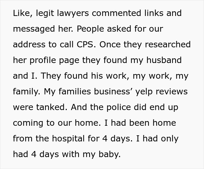 “People Asked For Our Address To Call CPS”: Woman Refuses To Let MIL Ruin Her Life, Sues Her “People Asked For Our Address To Call CPS”: Woman Refuses To Let MIL Ruin Her Life, Sues Her