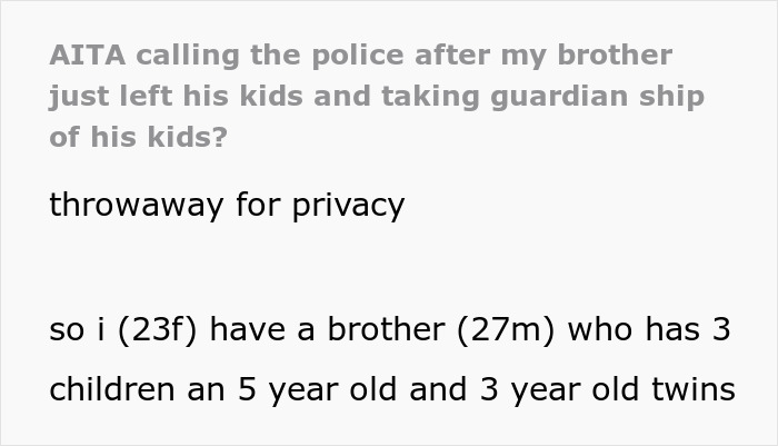 Family Drama Ensues After Brother Leaves Kids At His Sister's Despite Her Refusal, She Calls Cops Family Drama Ensues After Brother Leaves Kids At His Sister's Despite Her Refusal, She Calls Cops
