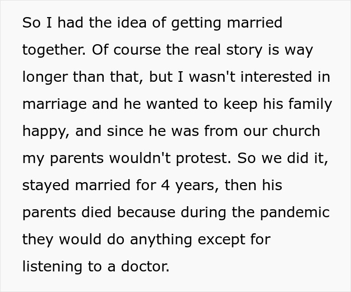 Woman Marries Gay Best Friend To Escape The Church, Faces The Consequences Years Later Woman Marries Gay Best Friend To Escape The Church, Faces The Consequences Years Later