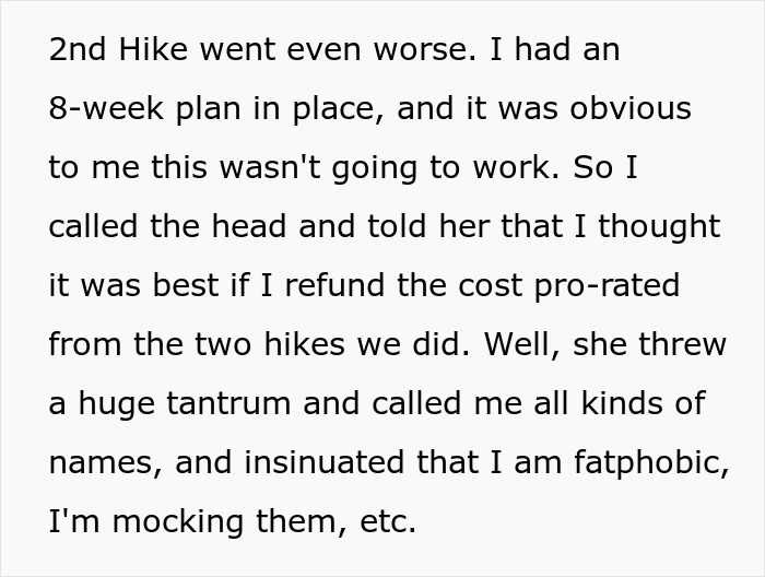 “AITA For Canceling On A Group Of Very Out Of Shape Women That Hired Me To Guide Their Hikes?” “AITA For Canceling On A Group Of Very Out Of Shape Women That Hired Me To Guide Their Hikes?”