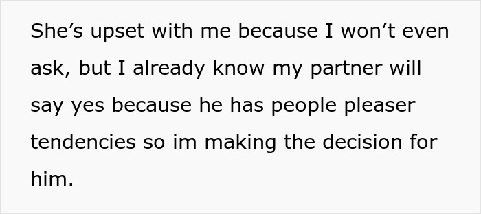 “AITA For Refusing To Ask My Partner If He’ll Drive My Friend To Work When I Go On Maternity Leave?” “AITA For Refusing To Ask My Partner If He’ll Drive My Friend To Work When I Go On Maternity Leave?”